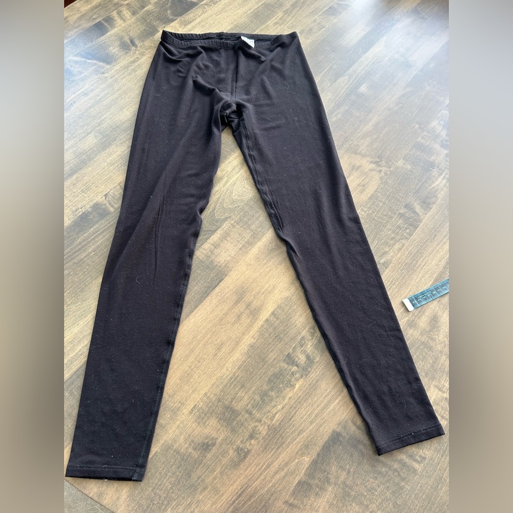 Uniqlo Black Leggings Stretchy Full-Length - Picture 1 of 6